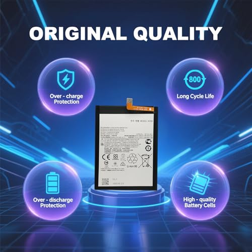 Image of New Battery Replacement KX50 Compatible with Motorola G Stylus 2020, G Pro, G8 Stylus, with Repair Toolkit & Instruction
