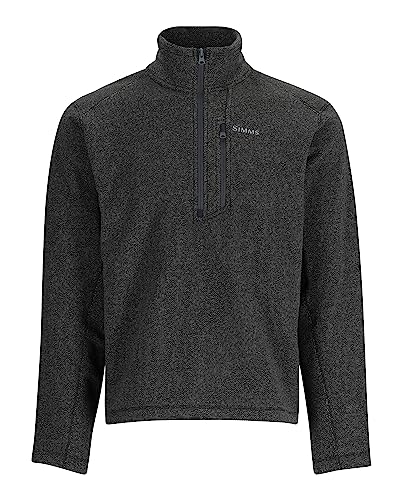 Simms Men’s Rivershed Half-Zip Fleece Zipper Sweater