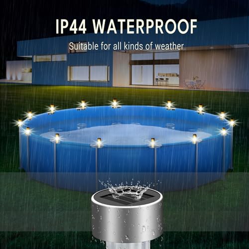 Luzes de piscina para piscinas acima do solo, acessórios de piscina para decoração de piscina, luzes