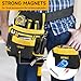 Tool Belt,Magnetic Tool Pouch,13-Pockets Tool Belts for Men,Detachable & Adjustable Tool Pouch belt for Electrician,Carpenter,Construction,Work Apron,Utility Belt,Gift for Dad