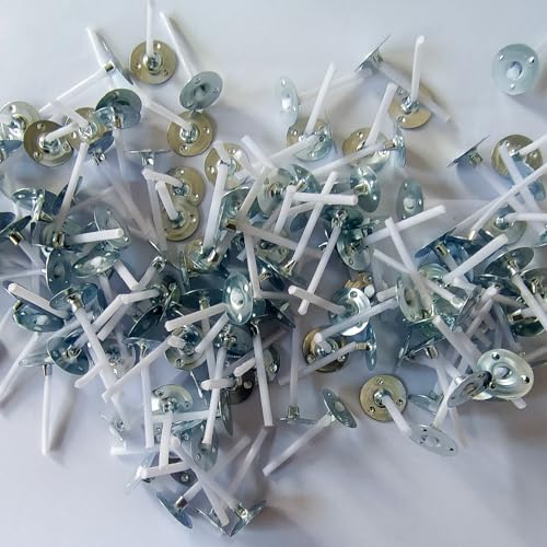 200 Mechas de Algodón con Base Metálica para Velas miniatura 6