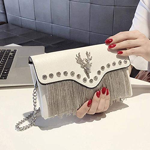 ZXC Shangxin Baggage Girl in Summer 2019 New tasseled handbag, Korean version of personality and fashion, all-round temperament and handbag girl in hand