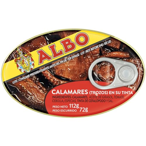 ALBO - Calamares Trozos en su Tinta, litografiado, f. a. OL-120