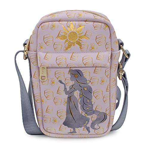 Disney Bag Crossbody Tangled Rapunzel Pose Silhouette and Sun Vegan Leather
