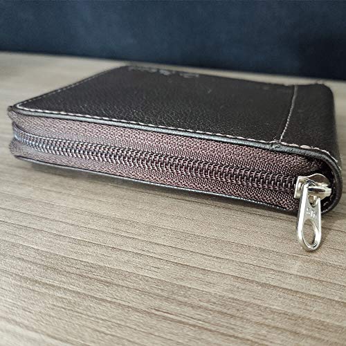 Carteira em Couro Masculina, Fasolo, Preto
