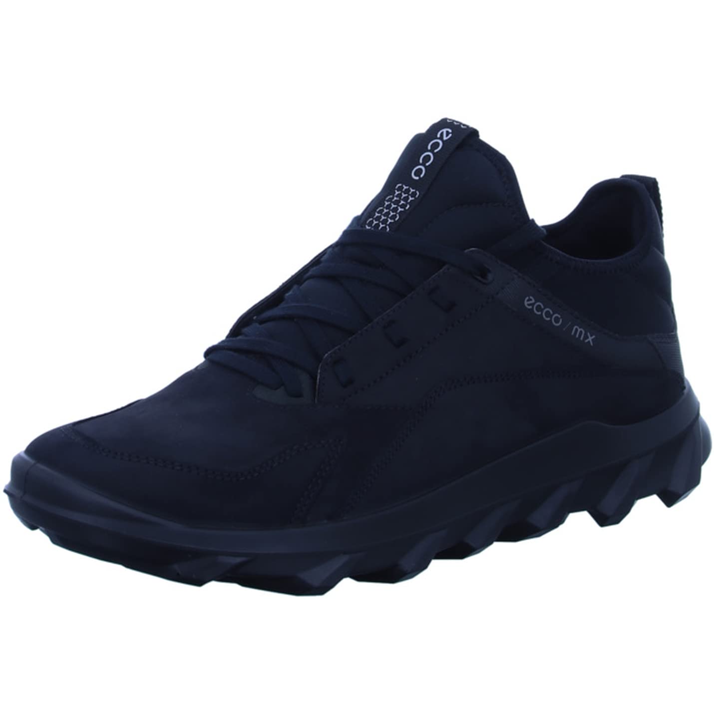 Ecco Noir Leather Trainers Mx