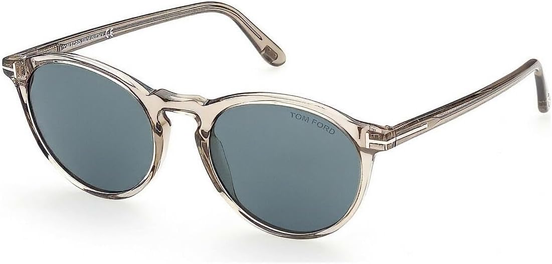 Tom Ford AURELE FT 0904 Transparent Beige/Blue 52/19/145 unisex Sunglasses