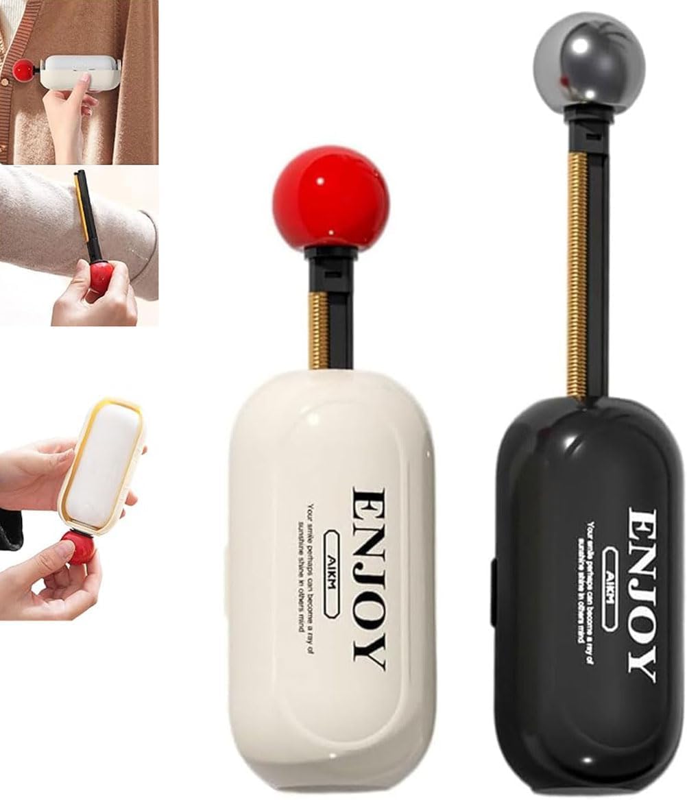 Enjoy Lint Roller, Enjoy Sticky Lint Roller, Reusable Sticky Roller, 2 In1 Washable Lint Remover, Portable Reusable Lint Roller, Good Life Lint Roller, for Clothes, Dog & Cat Hair (2 Pcs)