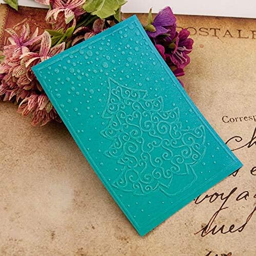 Christmas Tree DIY Plastic Embossing Folders for DIY Scrapbooking Paper Craft/Card Making Decoration Supplies