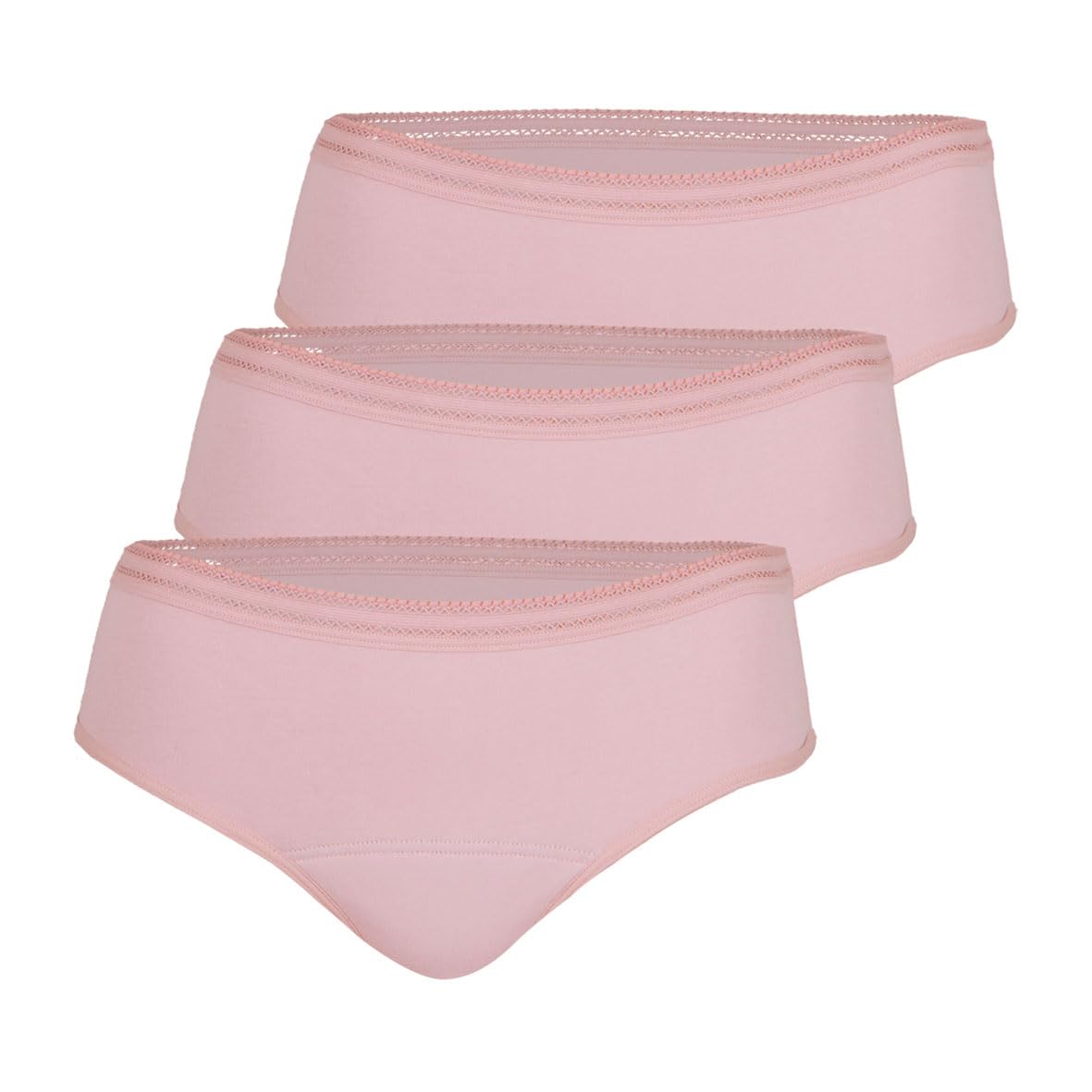 Athena - Lot de 3 Slips Menstruels - Coton Bio - Ultra Absorbants, Protection Antifuite et Anti-Odeur - Label Oeko-TEX® Standard 100
