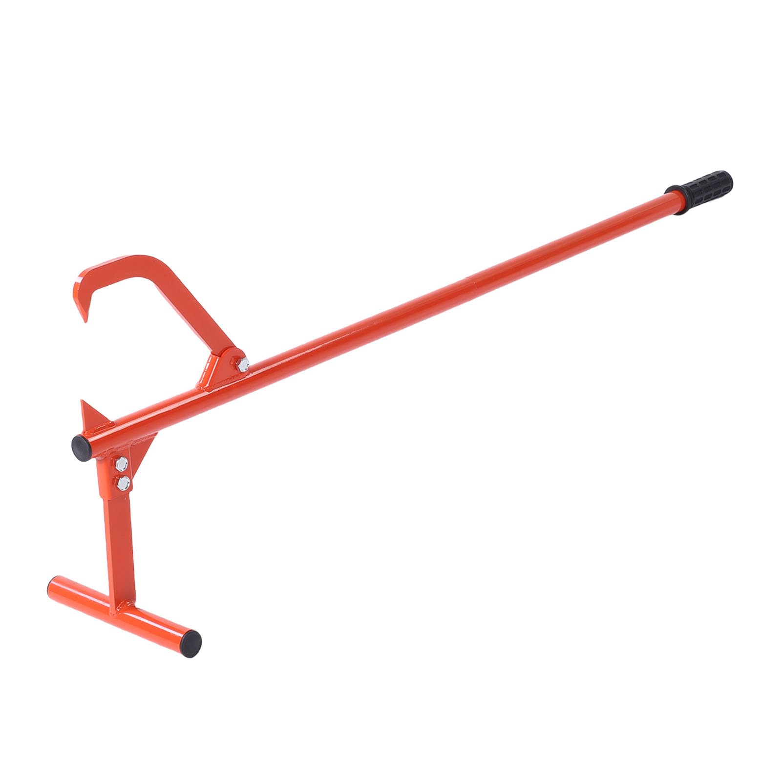Kikumi Gancho Ajustable para Rodillo de Troncos, Herramienta Forestal de Acero Resistente con Empuñadura de Goma para Levantar y Rodar Troncos de hasta 38 Cm (15 pulgadas).