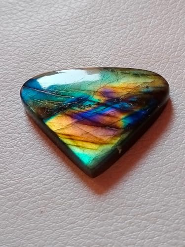 Labradorite naturelle cabochon 26x34mm pour création de bijoux DIY - 4