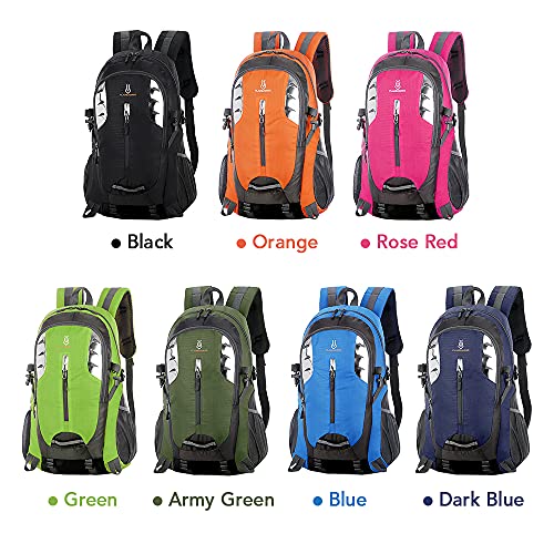 mingzhe Mochila de caminhada leve e resistente à água mochila esportiva ao ar livre para acampamento