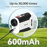 GLXY Golf Range Finder with Slope Switch, Pin Lock Vibration, Magnetic and Scan Mode with 7x magnification, High definition transparent screen, 1200 Yards Rechargeable Range Finder Golf - Image 8