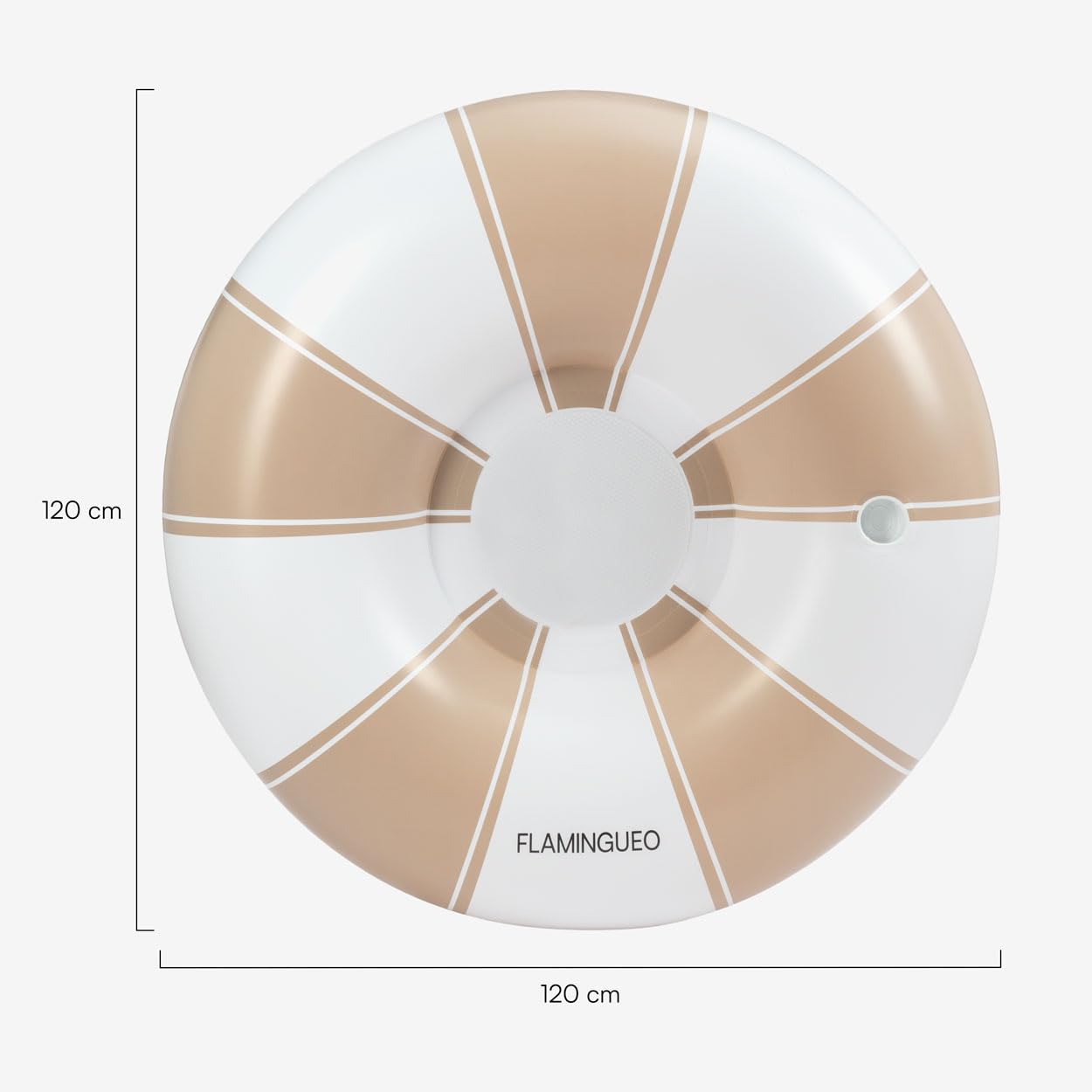 Flamingueo Schwimmring Erwachsene - Für Strand und Pool - Getränkehalter - Donut-Form - Strapazierfähiges PVC - Doppelventil - Zweifarbiges Design