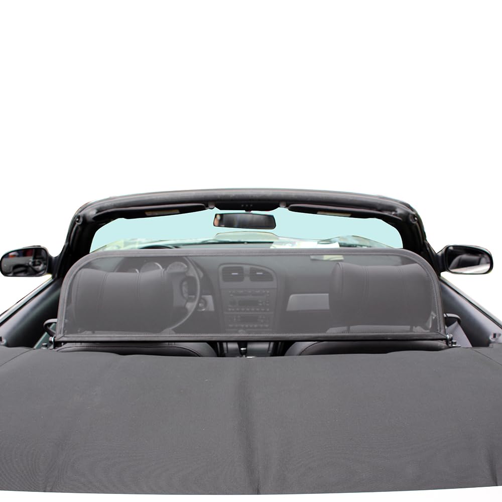 Aperta Filet Coupe-Vent Compatible avec Ford Thunderbird Noir Filet Anti-remous 100% sur Mesure OEM Qualité Windschott fabriqué aux Pays-Bas