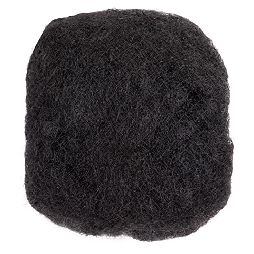 Originea Afro Kinkys Bulk Human Hair for Dreadlocks and Twist Braiding 1 Pack 100% Human Hair Soft Afro Kinky Curly Hair Bulk for Dreads Natural Black Color (10 Inch)