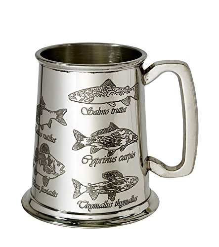 Wentworth Pewter - Fish 1 pint pewter Tankard