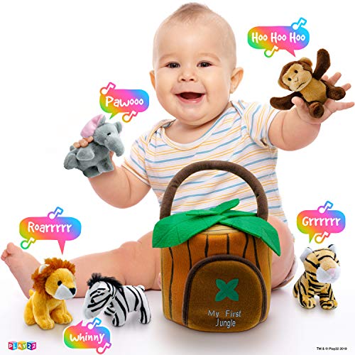 Play22 6033 Plush Talking Stuffed Animals Jungle Set - Plush Toys Set thumb #5