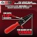ABN CV Joint Ear Clamp Banding Tool – 10mm Fuel Hose, Cooling System, Vacuum Hoses Clamping