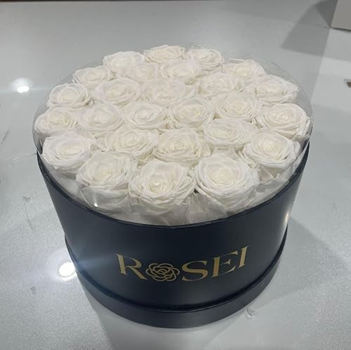 ROSEI Forever Preserved Roses in a Box| Real Forever Flowers,