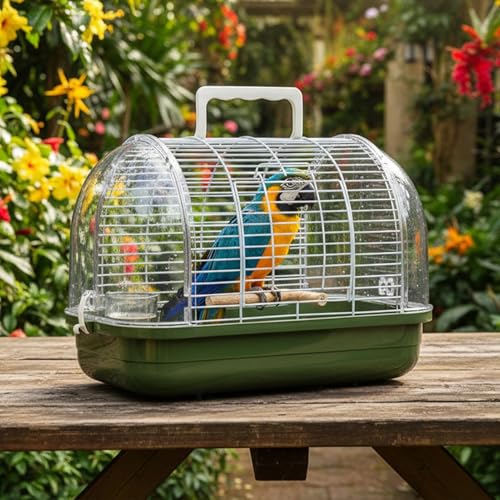 Bird-Carrier-Carry-Case-with-Standing-Perch-Transparent-Window-Travel-Bird-Cage-for-Parakeet-Canary-Cockatiel-Conure-Bearded-Dragon | Dealmeister.io Alt tag für bilder post titel