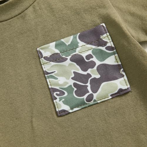CIYCUIT Toddler Baby Boy Camo Outfit Short Sleeve T-Shirt Shorts Set 2 Piece Summer Clothes4