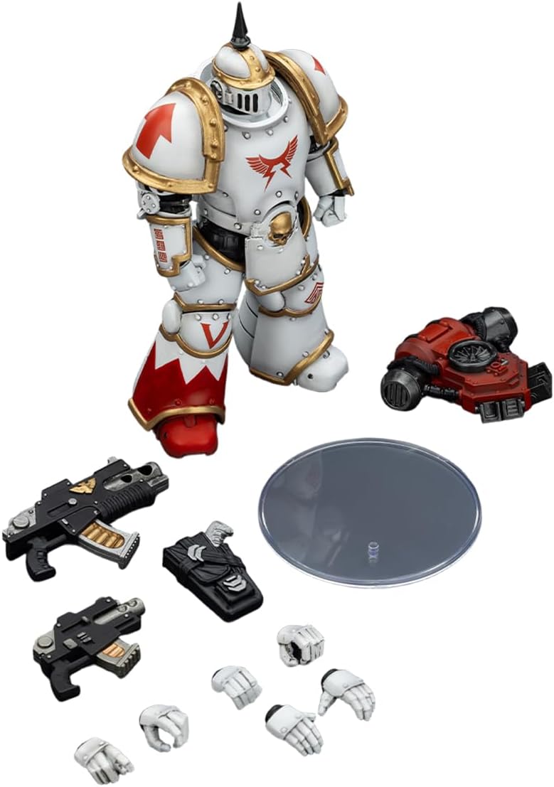 JOYTOY Warhammer The Horus Heresy 1/18 Action Figure White Scars MKIll&MKVI Tactical Legionary-2PCS Collection Model Birthday Gifts Pre-Order