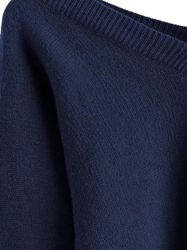 Image of ZAFUL Women's Cropped Sweater V-Neck Long Sleeve Pullover Jumper Knit Top