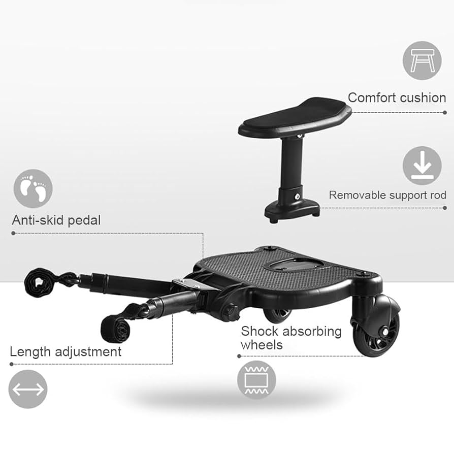 thumbnail image 2 of Universal Stroller Board With Detachable Seat - 2 In 1 Sit And 2 of 9