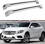 【Materiales】: El travesaño del automóvil Hecho de materiales de alta calidad, resistente a los arañazos, resistente a la corrosión y capacidad de carga, el travesaño no es fácil de deformar o doblar, es duradero.
