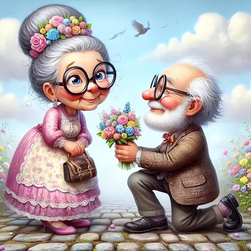 DAZZLEDOTS Grandma and Grandpa Diamond Art