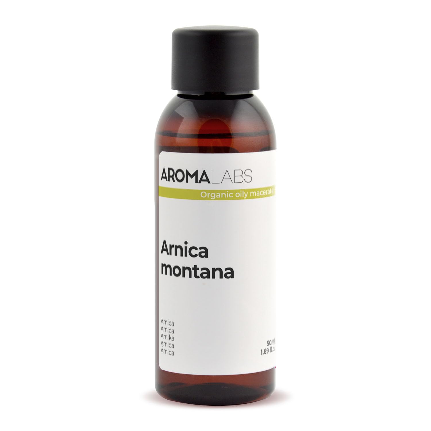 Aceite de Árnica BIO (Arnica montana) - 50 mL - Macerado Oleoso Certificado Cosmos - Aroma Labs
