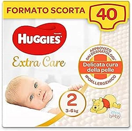 Huggies Extra Care Pañales, Talla 5 (11-25 kg) Paquete de 32 pañales