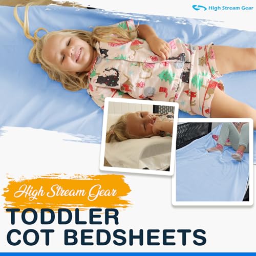 High Stream Gear Bed Sheet For High Stream Gear'S Toddler Cot Camping Bed: Fitted Sheet Specifically For Hsg'S Kids Travel Camping Bed thumb #1