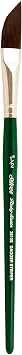 Silver Brush Limited 2512S Ruby Satin Dagger Striper Brush for Fluid and Flow Acrylics, Size 1/2 Inch, Short Handle