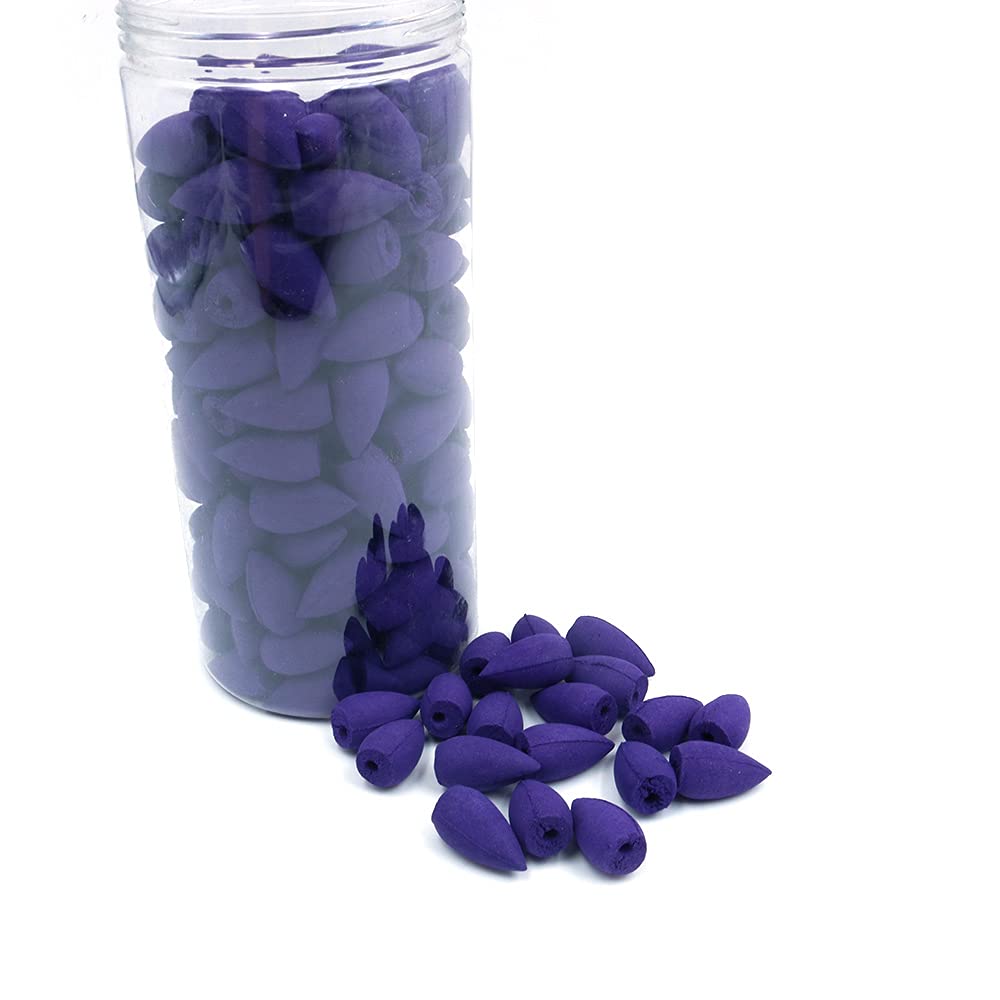 thumbnail: ANCLLO 200 Stuks Terugstroom Wierook Kegels - Lavendel Geur Voor Huis, Yoga En Meditatie