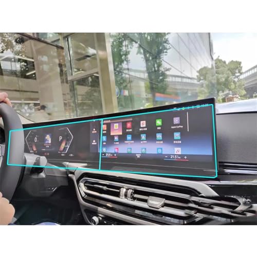 Cristal templado premium para GPS de coche de 12.3 pulgadas y protector de salpicadero de lujo