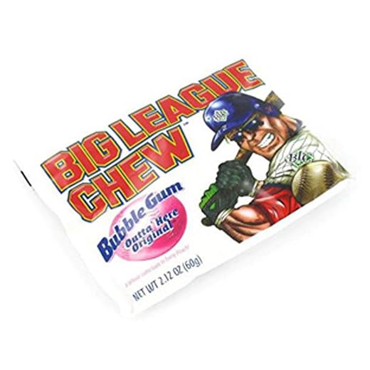 The Official Big League Chew Original Bubble Gum + Tray (12 Packs)