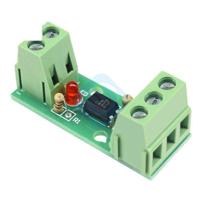 12V 1 Channel 1CH Optocoupler Isolation Isolated Board Module Rail Holder PLC Processors 80KHz PC817 EL817 Drive Motor Inverter