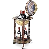 botelleros de barro apilables 【Hermoso diseño】 Con la pintura, la barra del mundo es un refugio. El minibar es una combinación perfecta de almacenamiento y estética.
