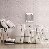 windowpane duvet cover queen