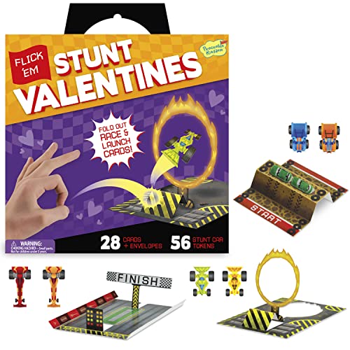 PEACEABLE KINGDOM Flick 'Em Stunts Super Valentine, 1 EA