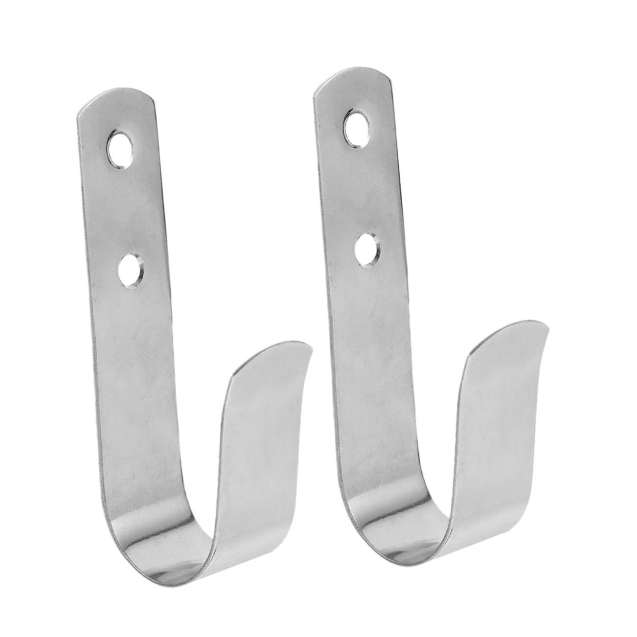 NAMOARLY Stainless Steel Boat Hooks 2pcs Dock Hook for Life Ring Buoy Robe Hooks for Wall Decorative