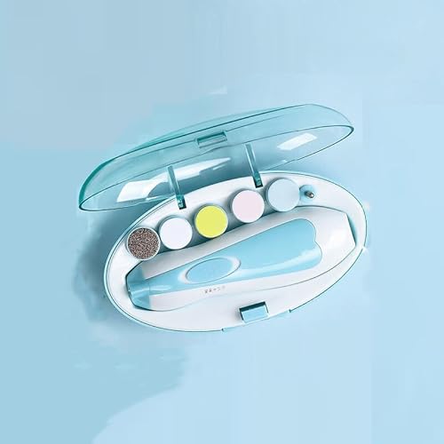 Cortador Aparador Lixa De Unha de Bebe Recém Nascido Elétrico Com Lixas Para Diversas Idades Até Adu