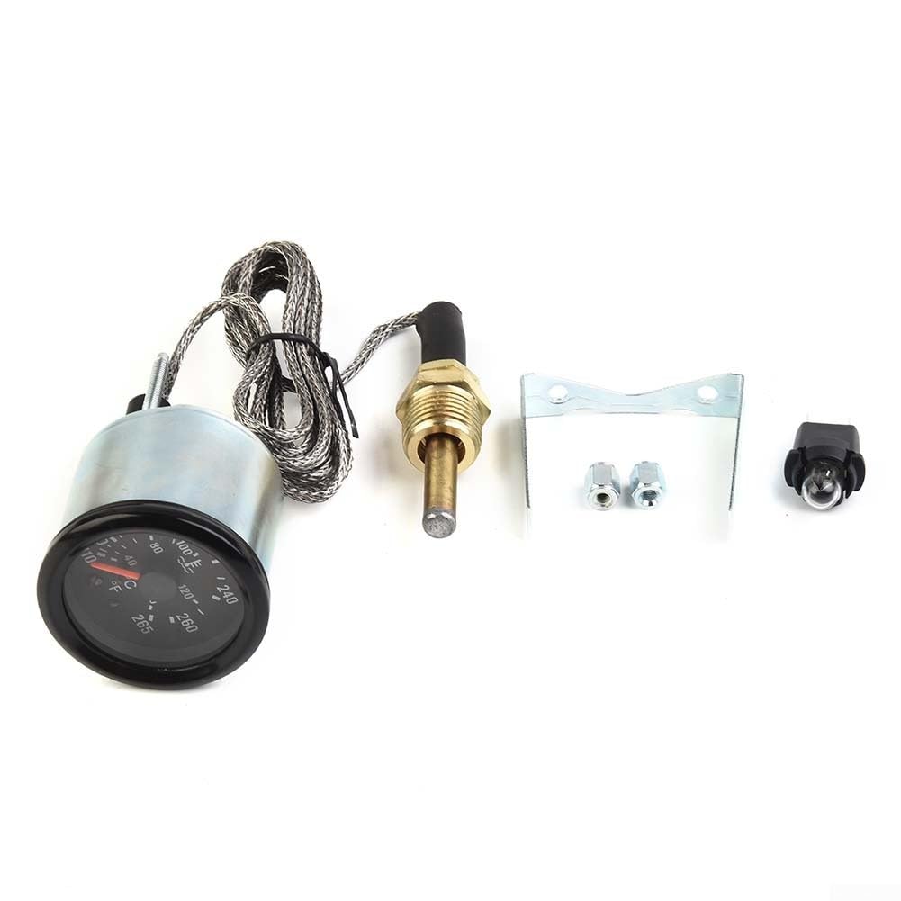 Indicateur de température d'eau pour voiture, 5,1 cm, avec capteur, pour voitures et camions