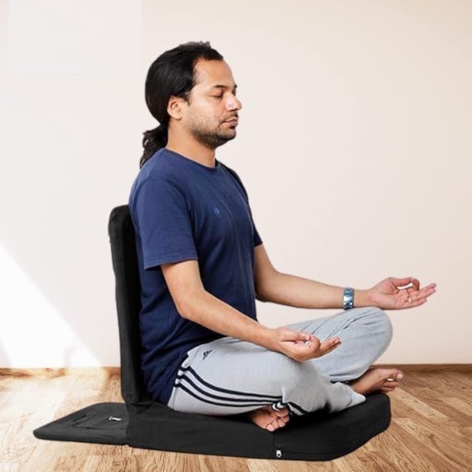 Meditation Chair | Seat Size: 18"x18" | Medium Size (Maroon)