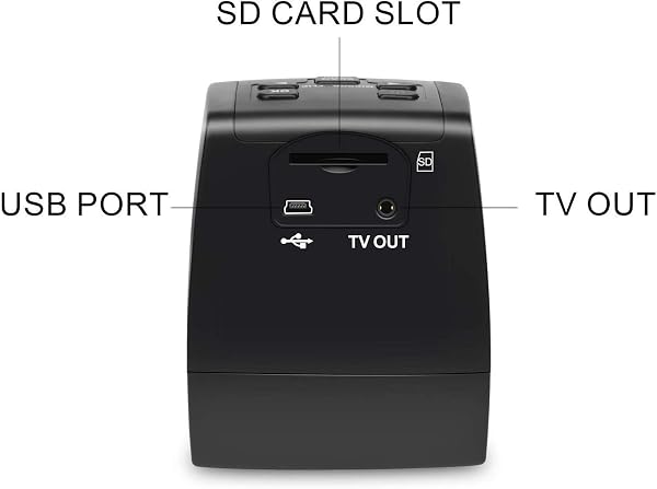 DIGITNOW 22MP All-in-1 Film & Slide Scanner, Converts 35mm 135 110 126 and Super 8 Films/Slides/Negatives to Digital JPG Photos, Built-in 128MB Memory, 2.4 LCD Screen - 3