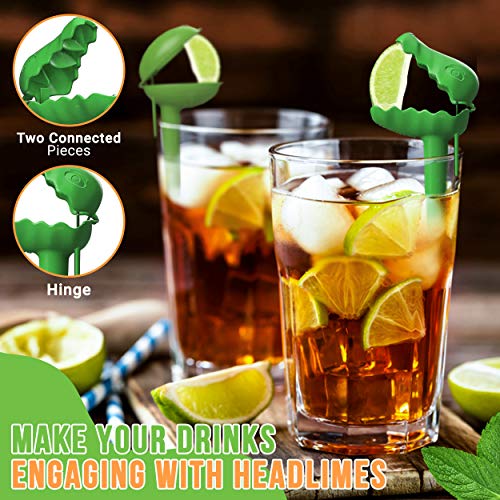 Headlimes Clip-On Citrus Squeezer, Fun Novelty Party Gift, Adult Party Favors, Corona Beer, Lime For Drinks, Handheld Juicer, Bar Accessories And Decor (Assorted, 18-Pack) #TOP3