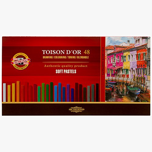 Koh-I-Noor TOISON D'OR 8586 Pastéis macios para artistas (pacote com 48)